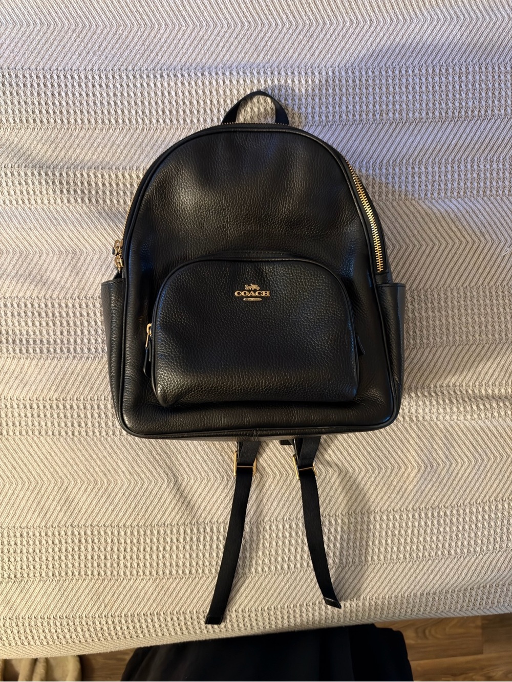 Coach Court Backpack with Gold Hardware